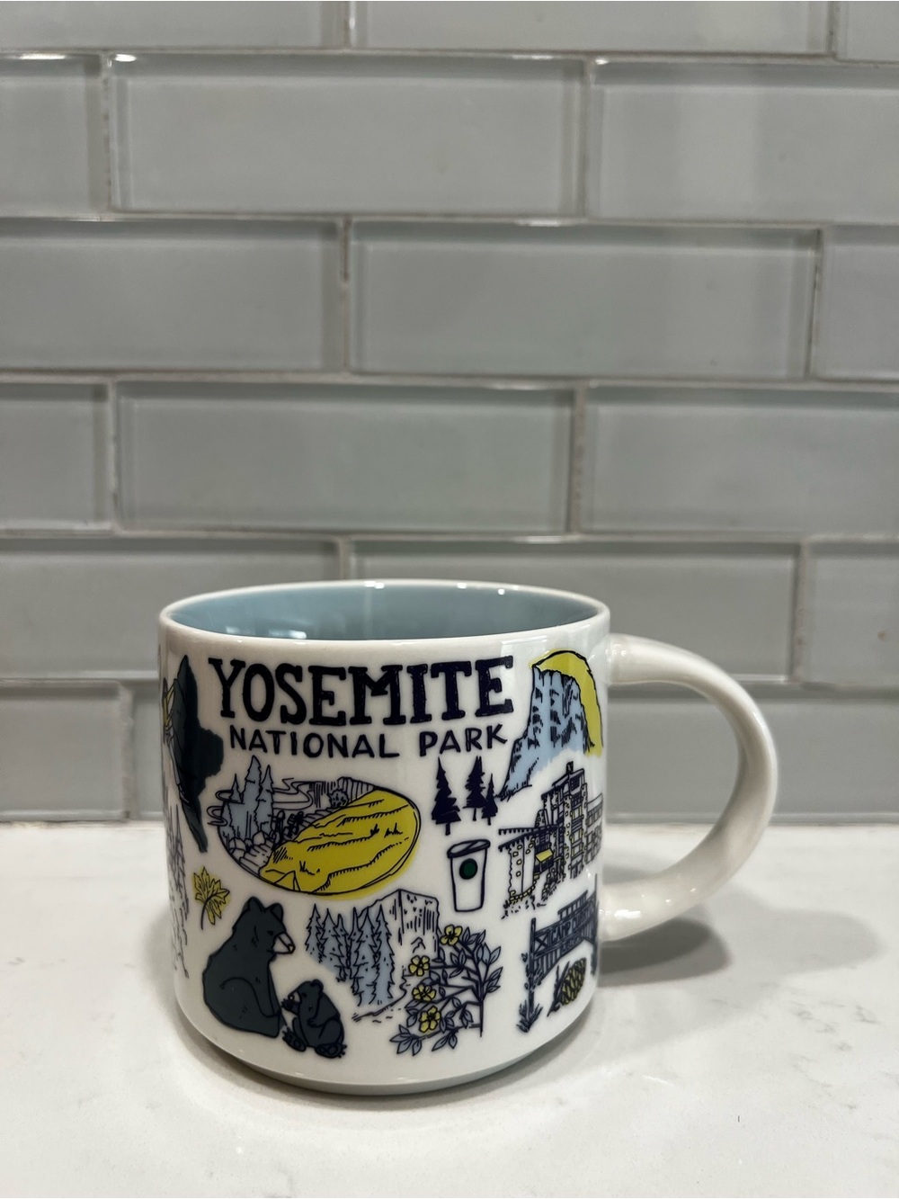 Starbucks Yosemite 2023 Been There Series Pin Drop Collection 14 oz Mug